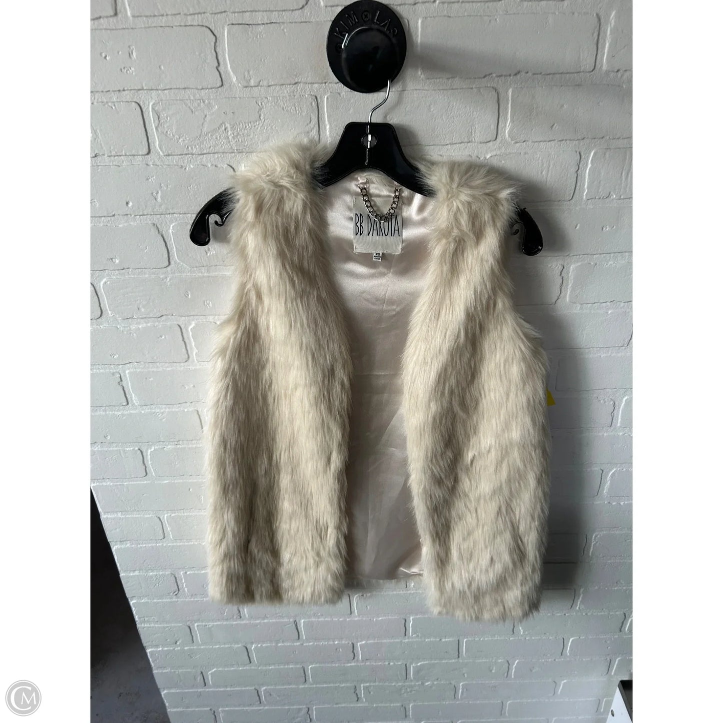 Vest Faux Fur & Sherpa By Bb Dakota In Cream, Size: Xs