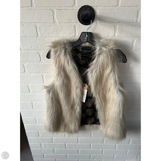 Vest Faux Fur & Sherpa By Sanctuary In Beige, Size: S