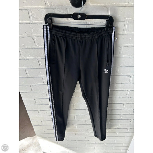 Athletic Pants By Adidas In Black & White, Size: 8