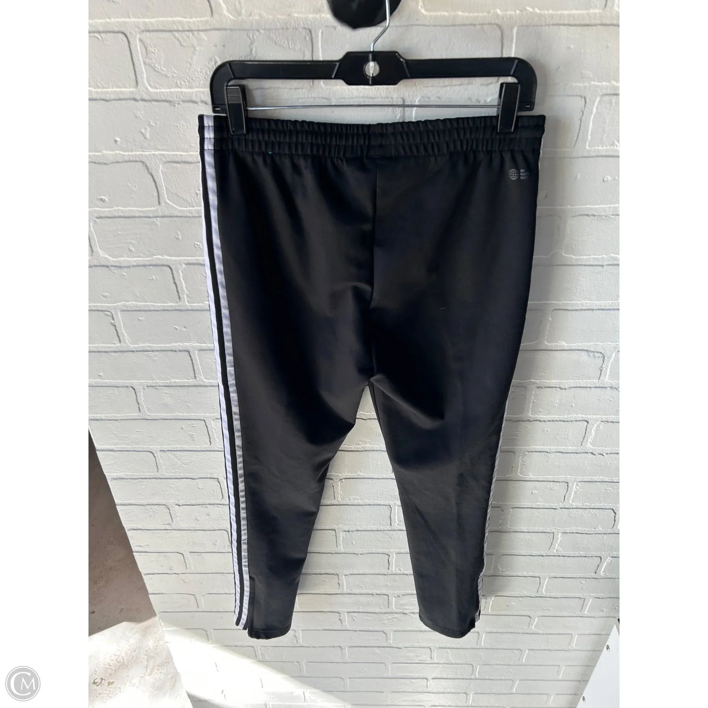 Athletic Pants By Adidas In Black & White, Size: 8