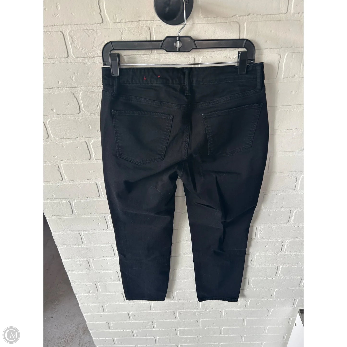 Jeans Skinny By Talbots In Black Denim, Size: 8p