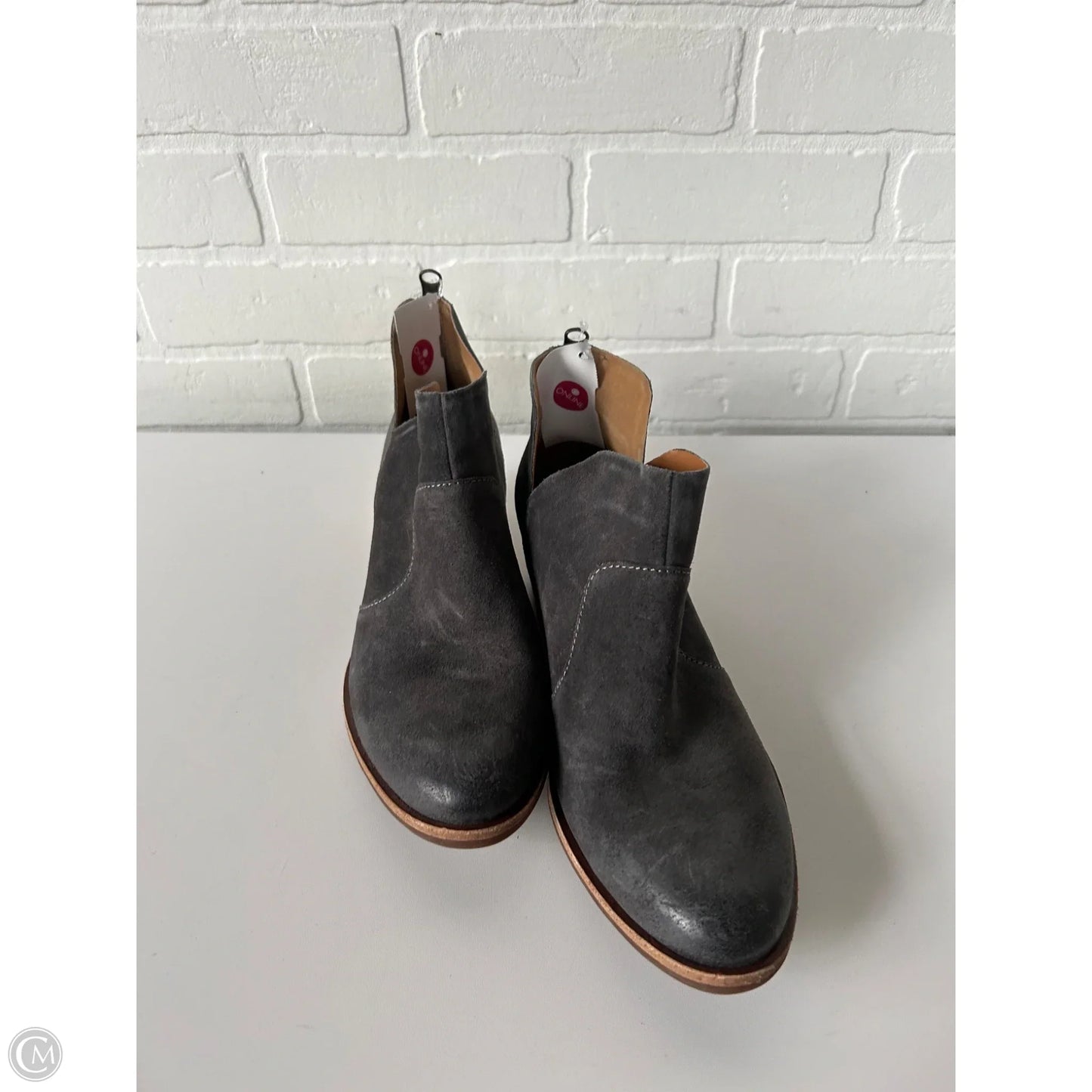 Boots Ankle Heels By Kork Ease In Grey, Size: 8
