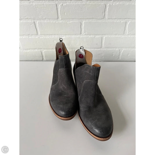 Boots Ankle Heels By Kork Ease In Grey, Size: 8