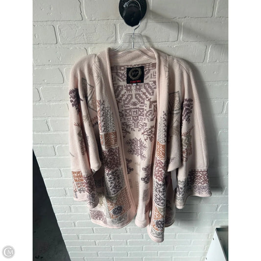 Sweater Cardigan By Johnny Was In Cream, Size: M