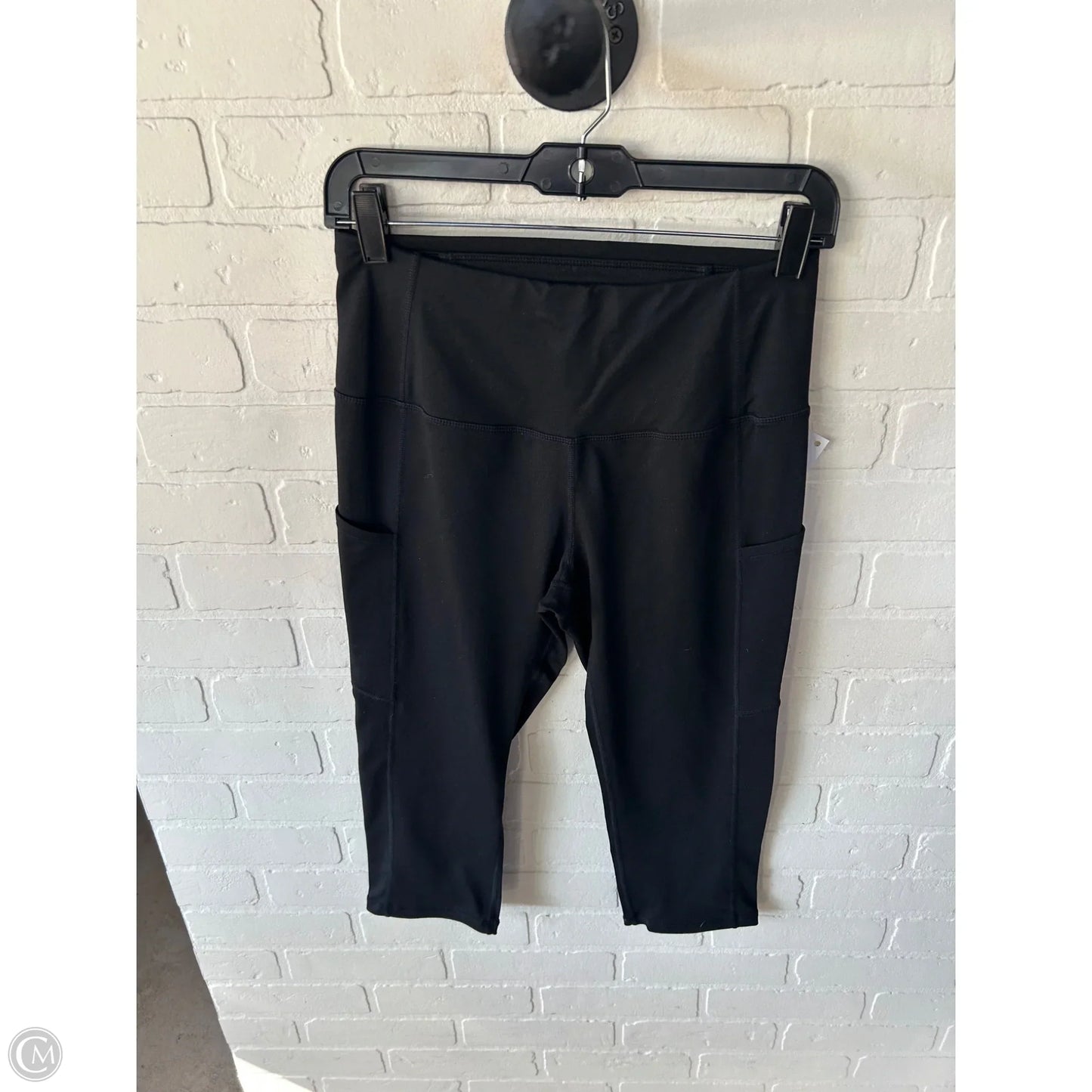 Athletic Capris By Clothes Mentor In Black, Size: 8