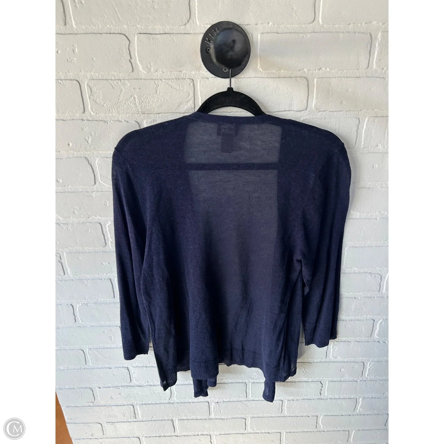 Sweater Cardigan By Chicos In Blue, Size: M