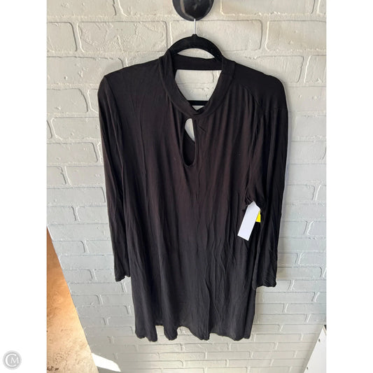 Dress Casual Midi By Moa Moa In Black, Size: 1x