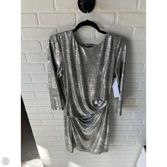 Dress Party Midi By Vince Camuto In Silver, Size: M