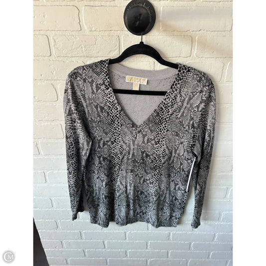 Sweater By Michael By Michael Kors In Grey, Size: S