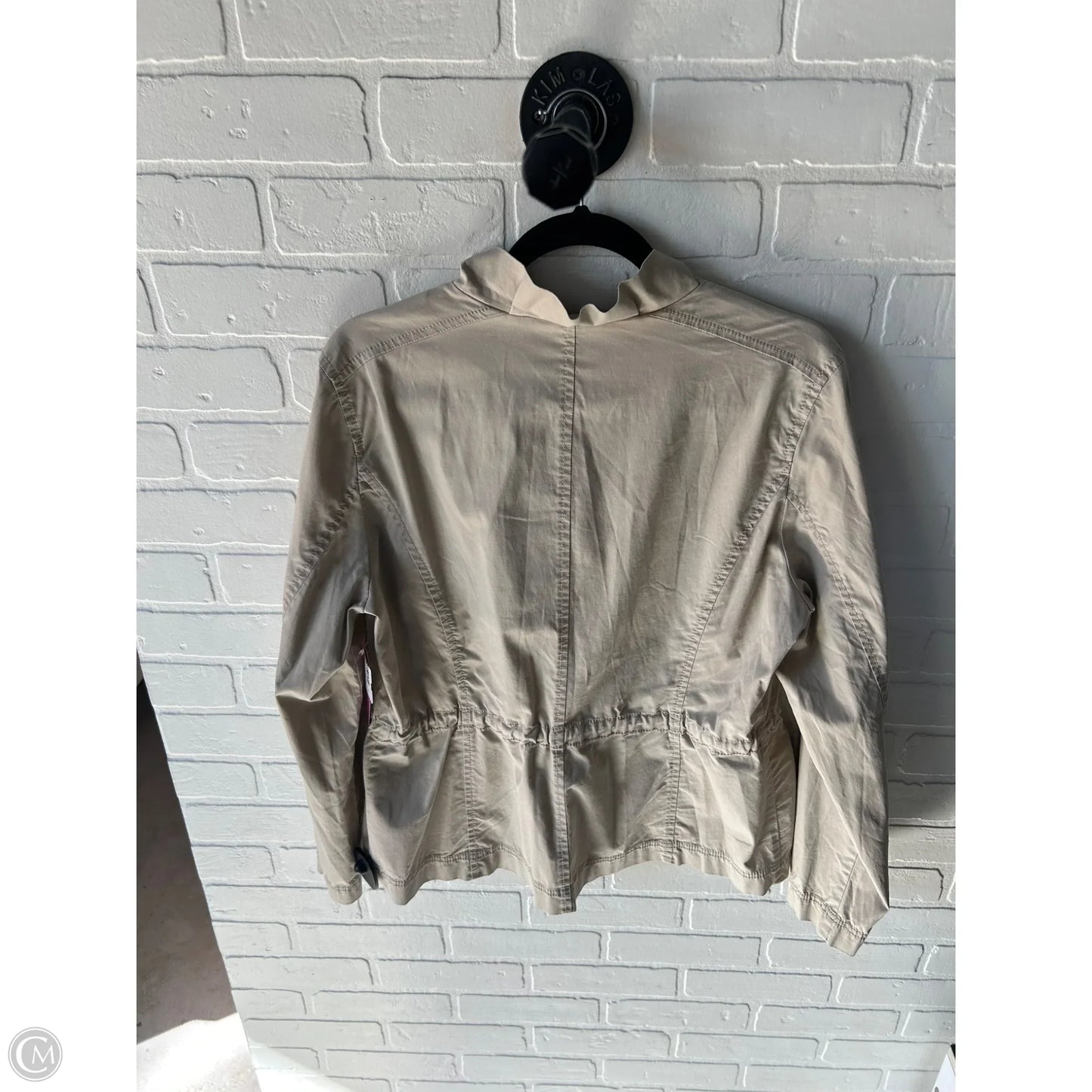 Jacket Other By Eileen Fisher In Tan, Size: L