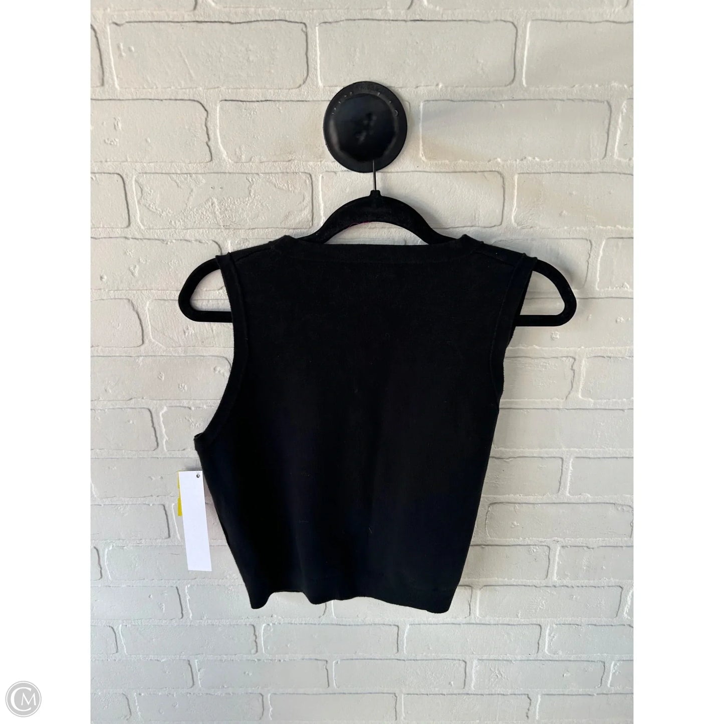 Vest Sweater By J. Crew In Black, Size: M