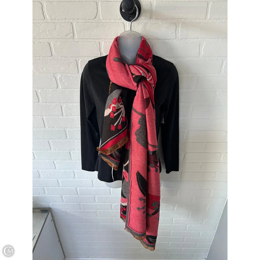 Scarf Winter By Chicos In Brown & Red