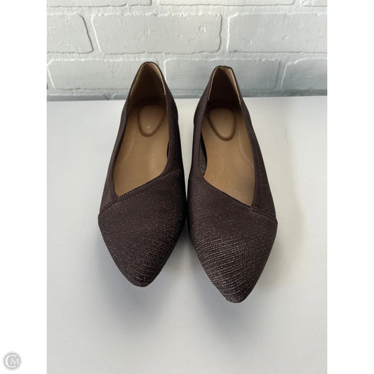 Shoes Flats By Hush Puppies In Brown, Size: 11