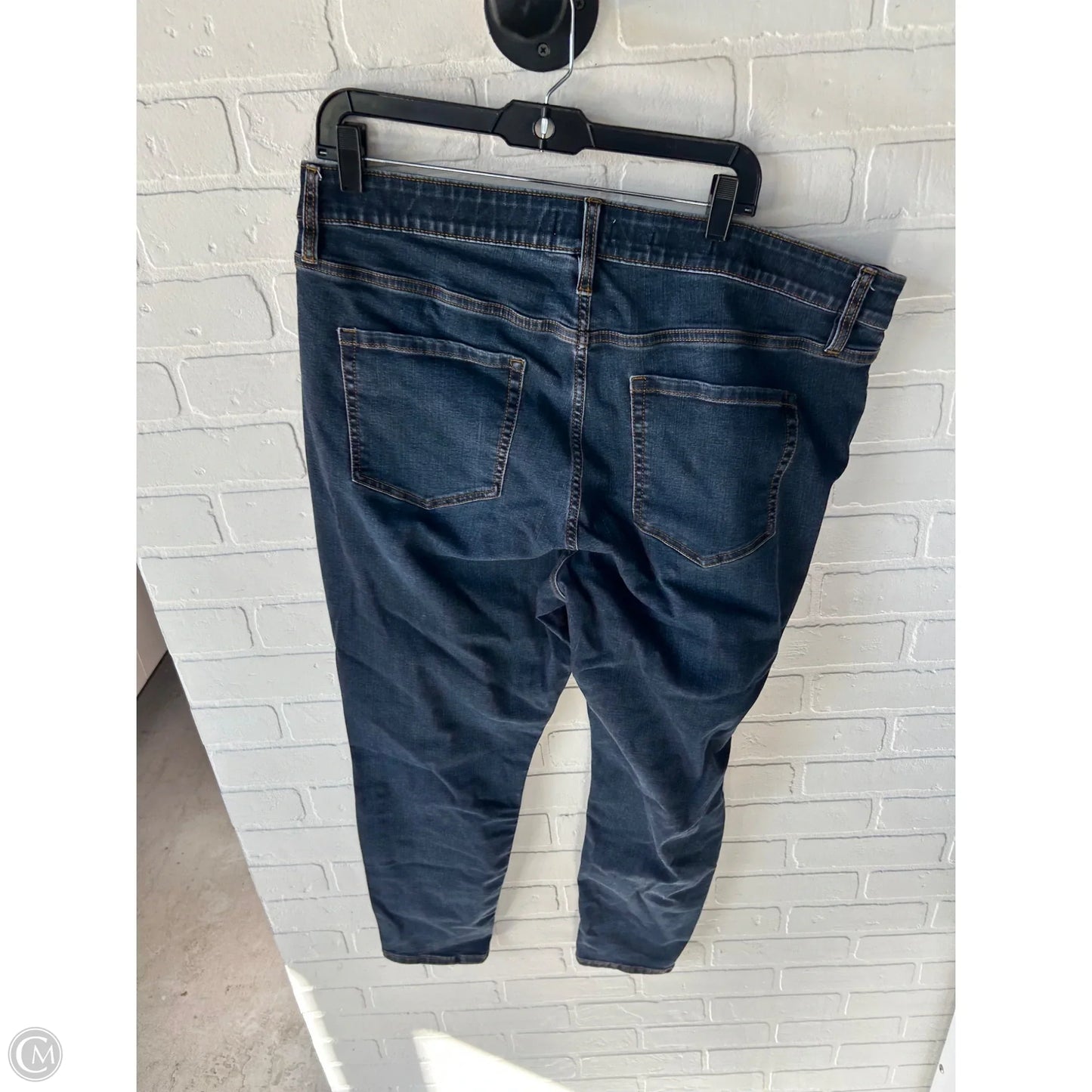 Jeans Skinny By Ava & Viv In Blue Denim, Size: 20