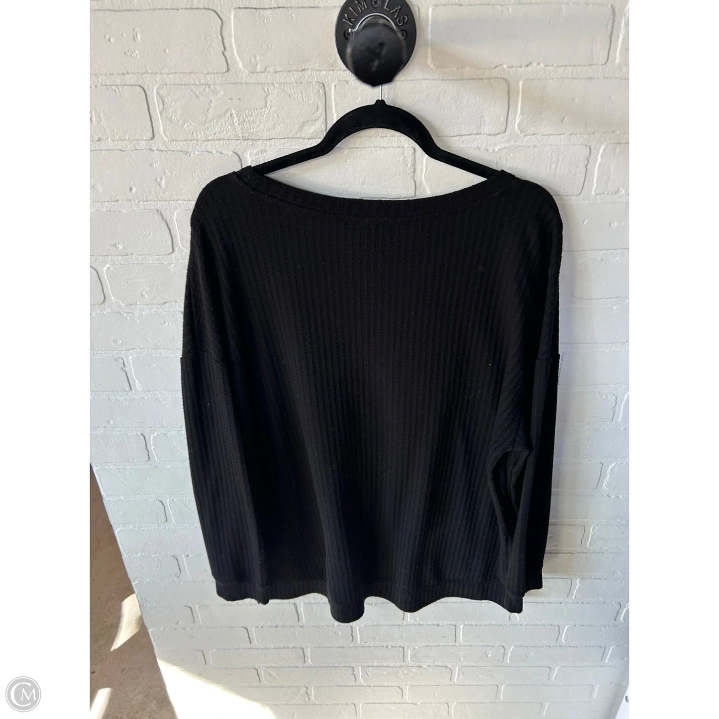 Top Long Sleeve By Sanctuary In Black, Size: L