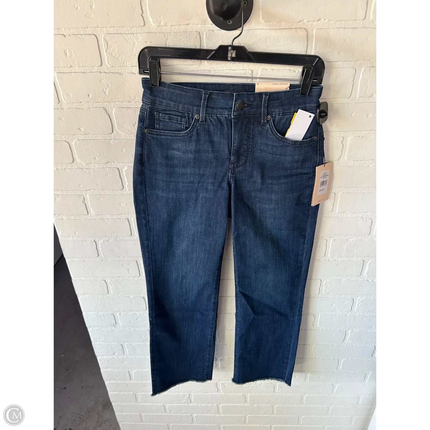 Jeans Straight By Not Your Daughters Jeans In Blue Denim, Size: 0