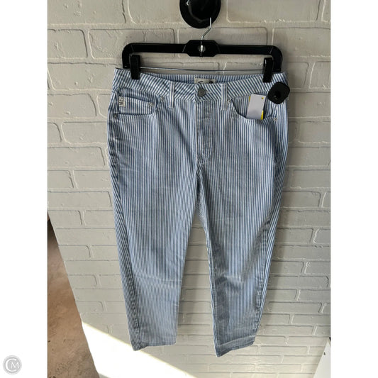 Jeans Straight By Seven 7 In Blue & Yellow, Size: 6