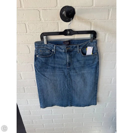 Skirt Midi By Not Your Daughters Jeans In Blue Denim, Size: 8