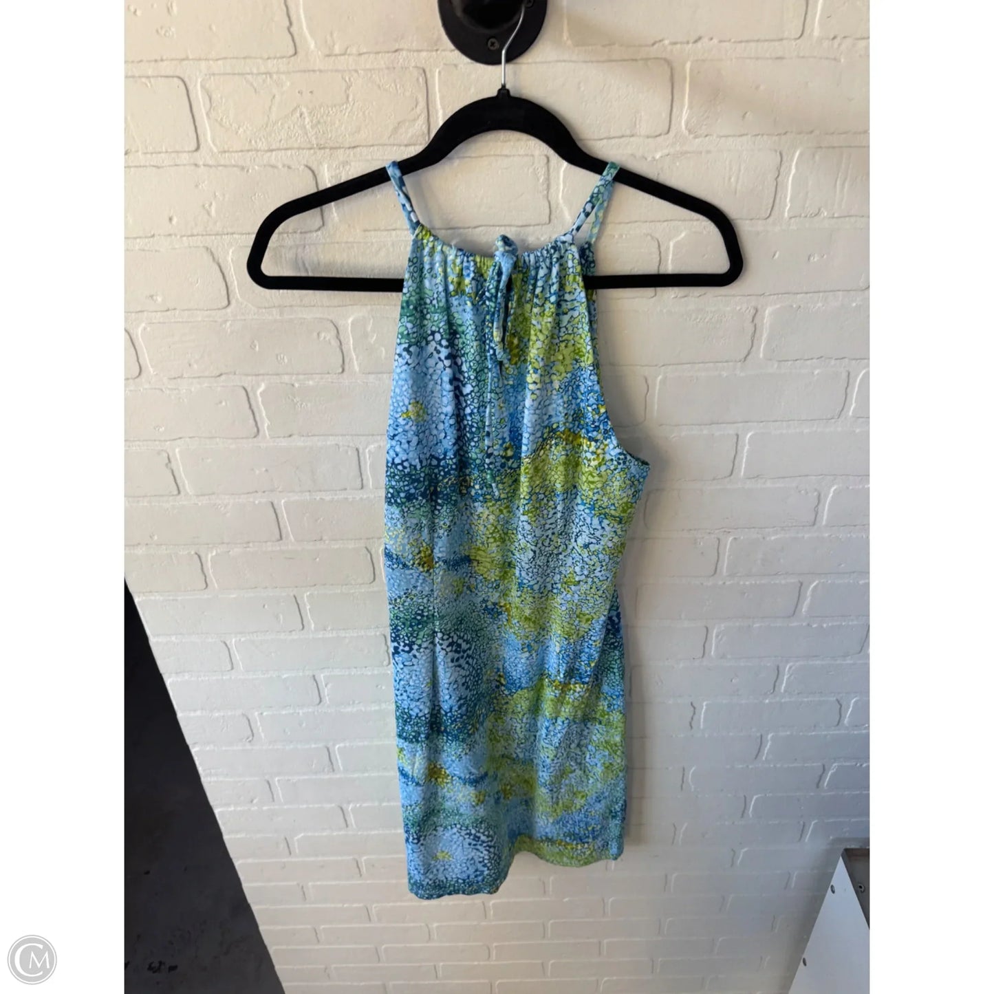 Dress Casual Short By J Mclaughlin In Blue & Green, Size: L