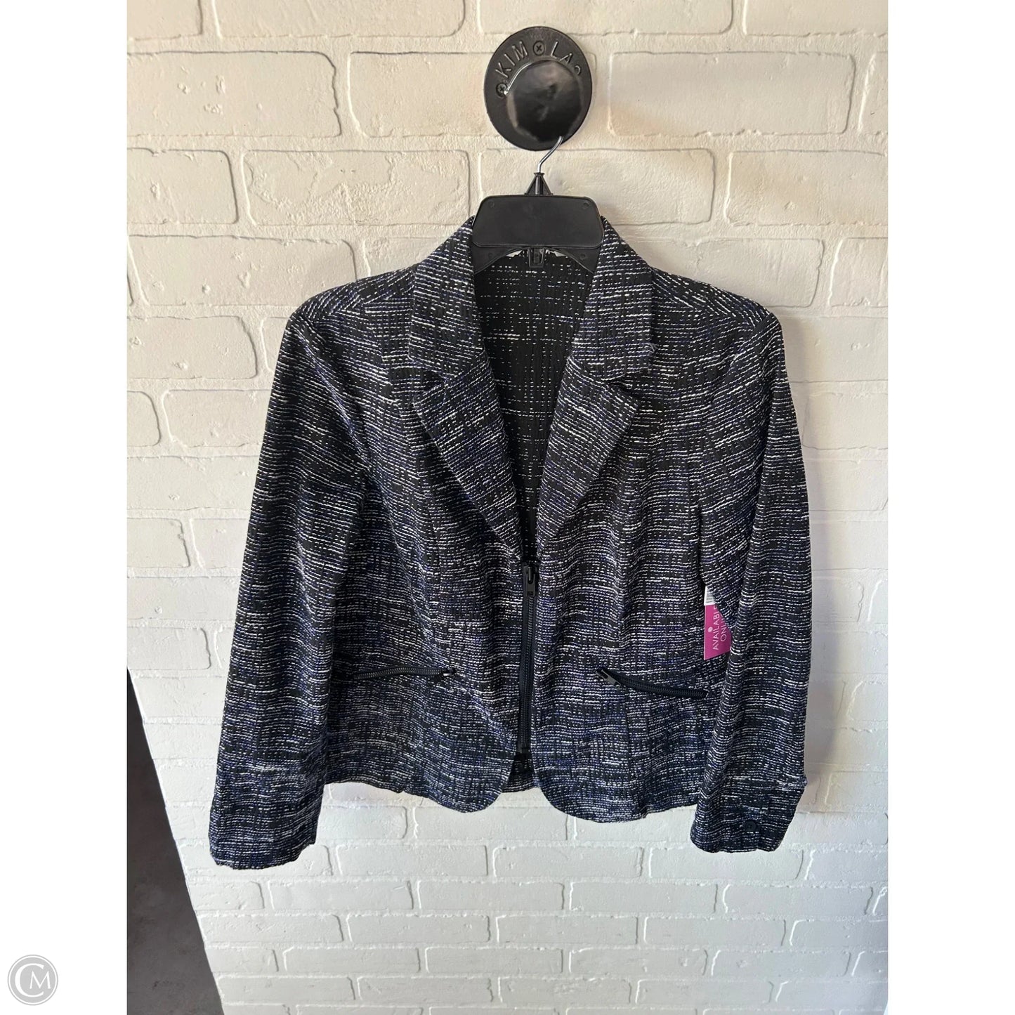 Blazer By Cabi In Black & Blue, Size: M