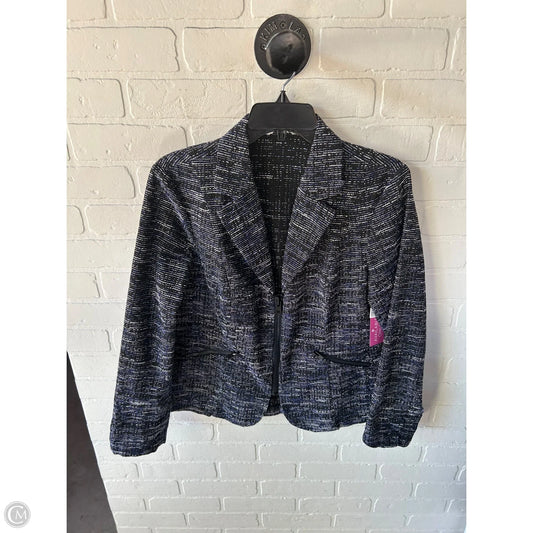 Blazer By Cabi In Black & Blue, Size: M