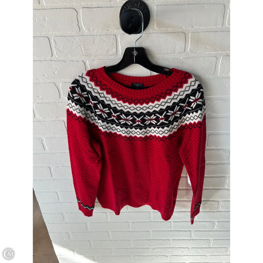 Sweater By Talbots In Red, Size: Mp
