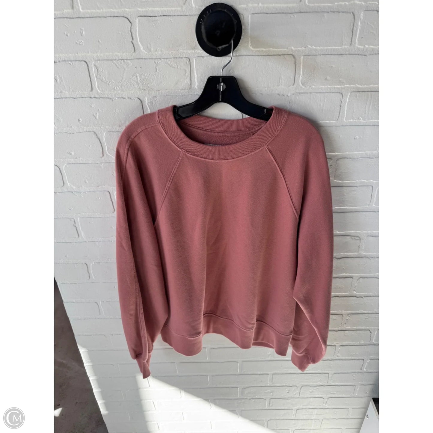 Sweatshirt Crewneck By Abercrombie And Fitch In Pink, Size: L