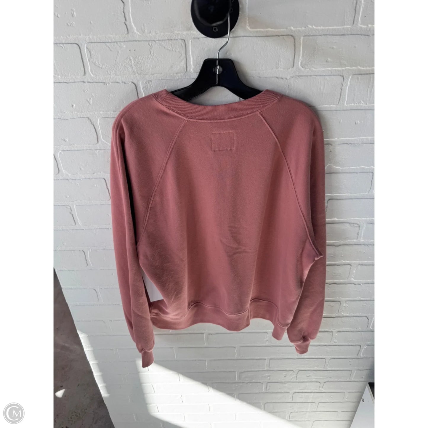 Sweatshirt Crewneck By Abercrombie And Fitch In Pink, Size: L