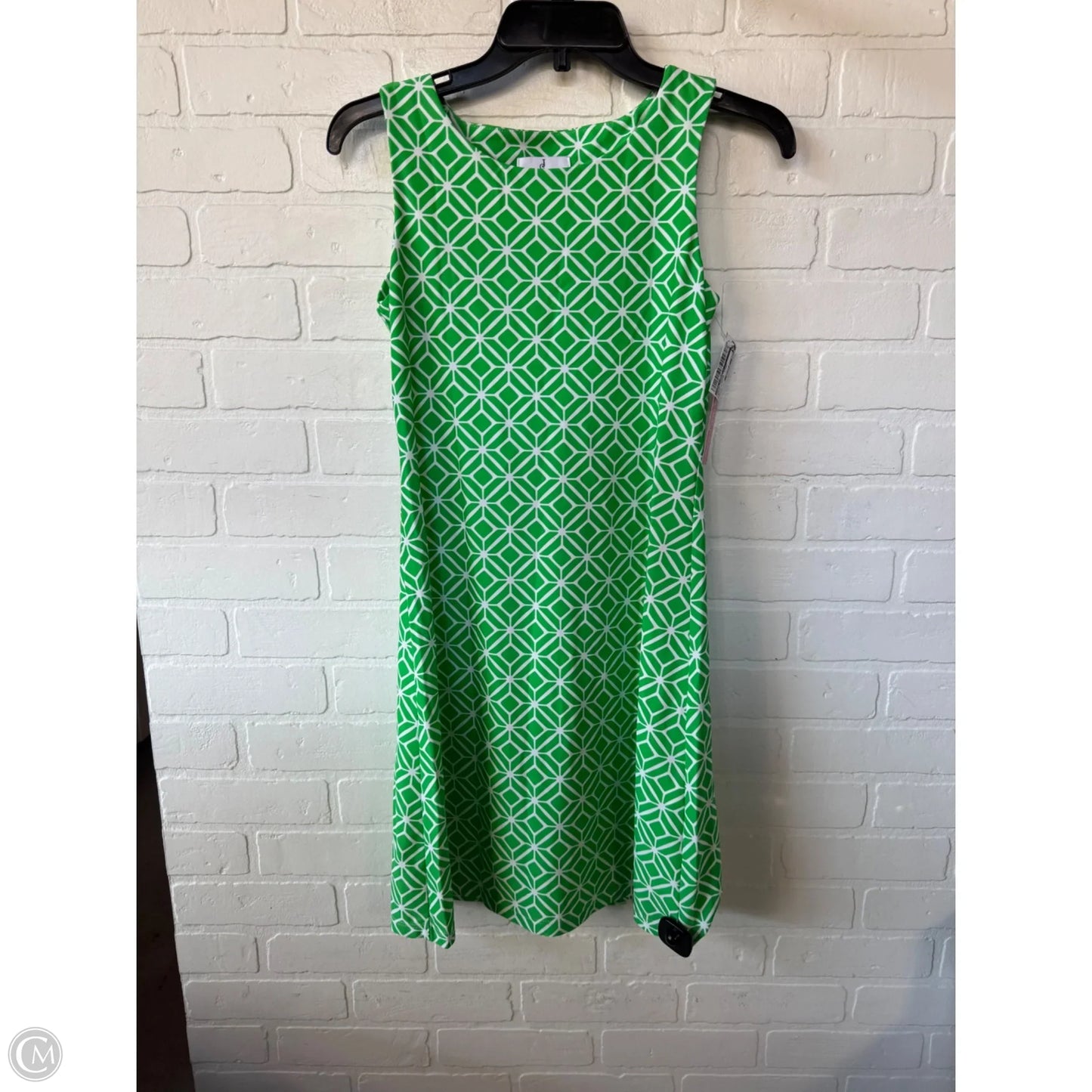 Dress Casual Short By Jude Connally In Green & White, Size: Xs