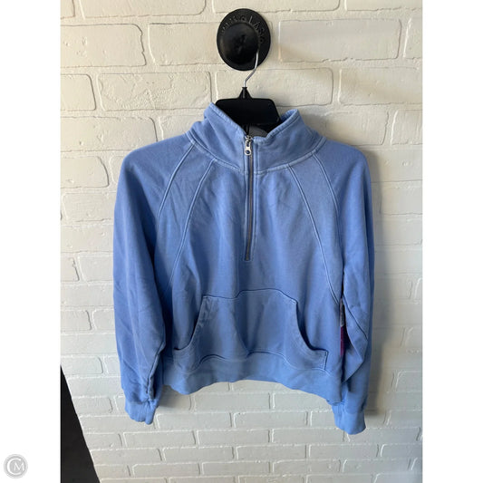 Sweatshirt Collar By Gap In Blue, Size: M