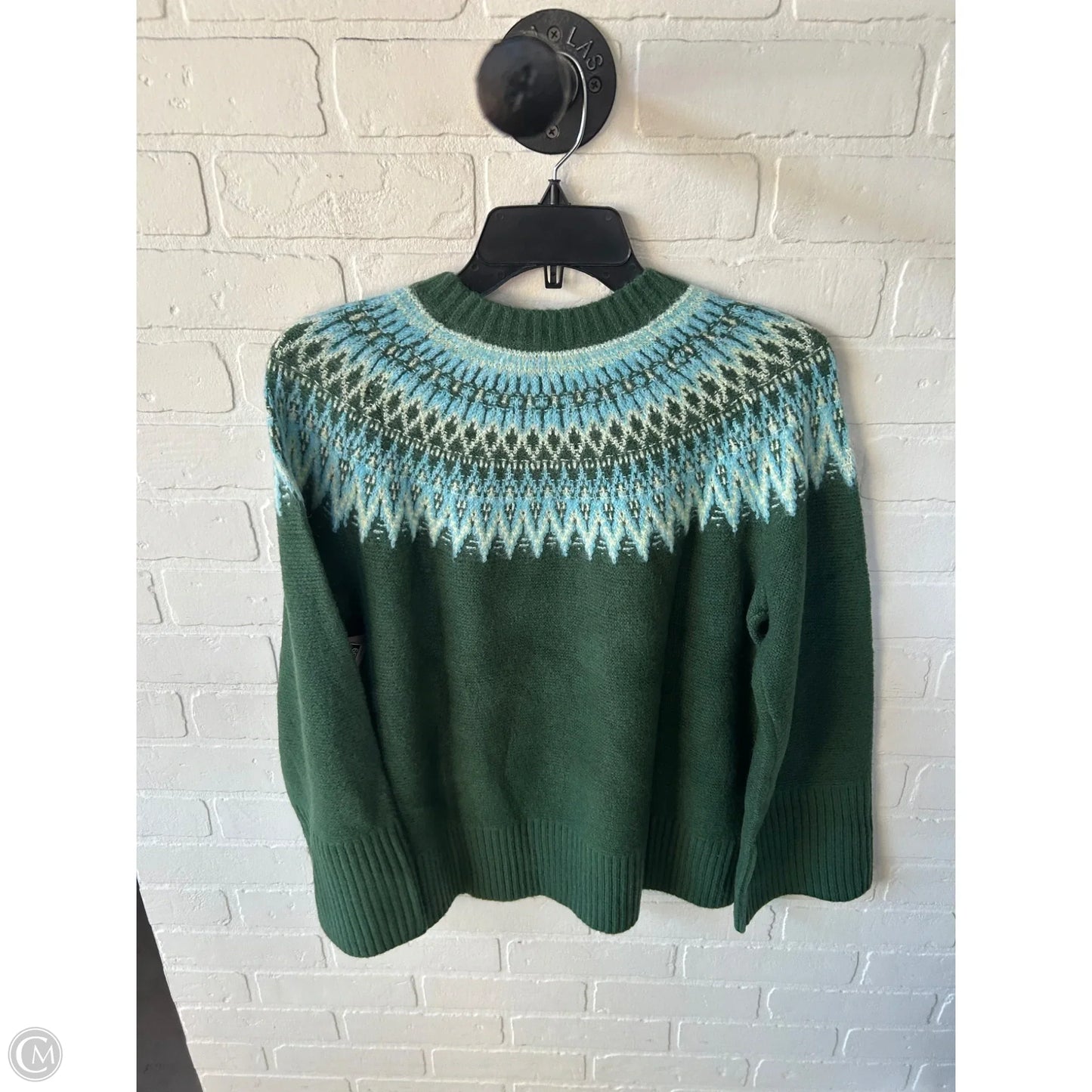Sweater By Talbots In Green, Size: Mp
