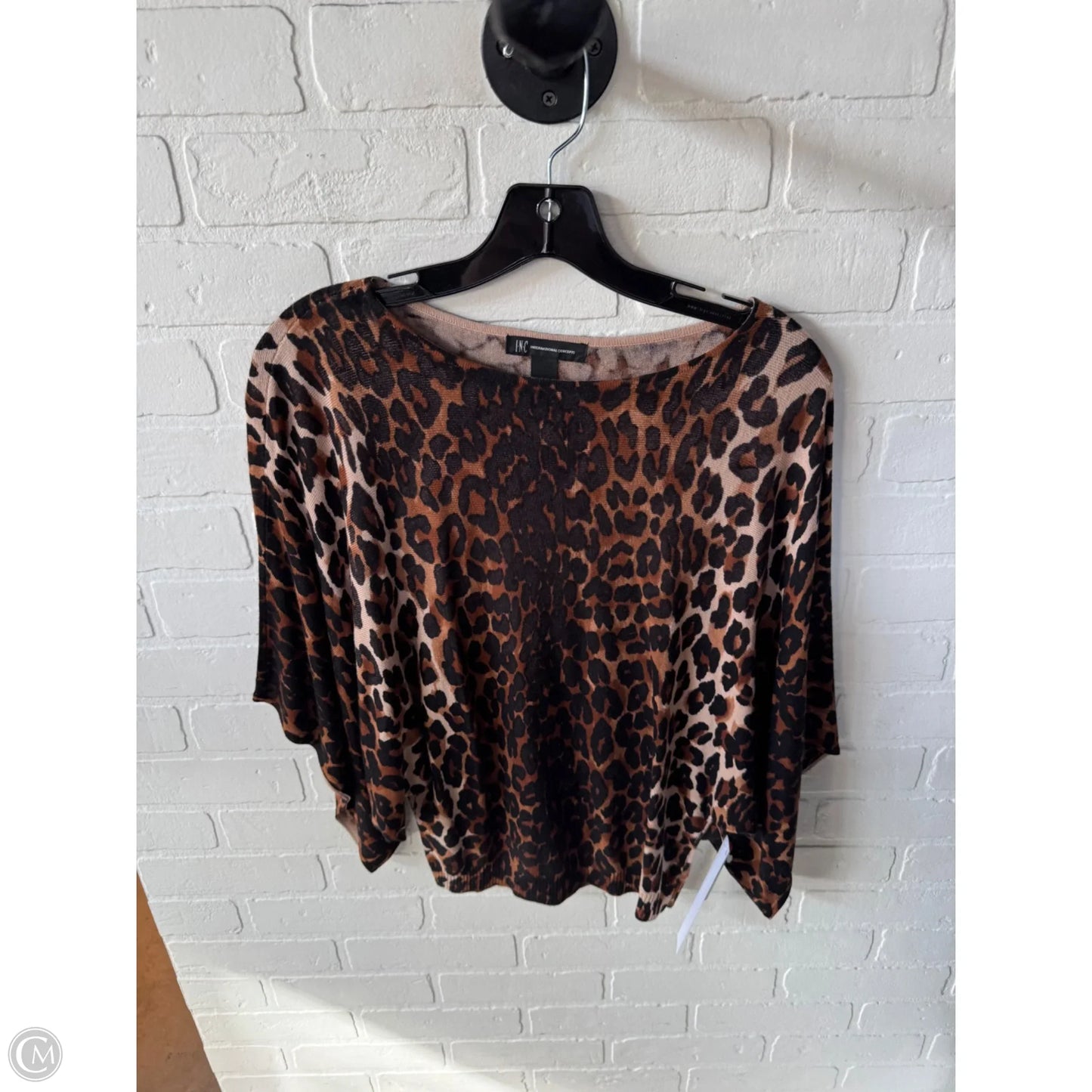 Sweater By Inc In Black & Brown, Size: S