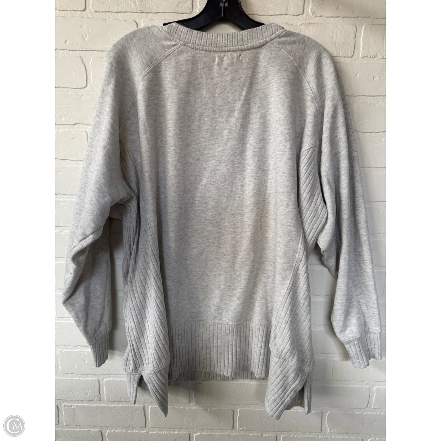 Sweatshirt Crewneck By Maurices In Grey, Size: 1x