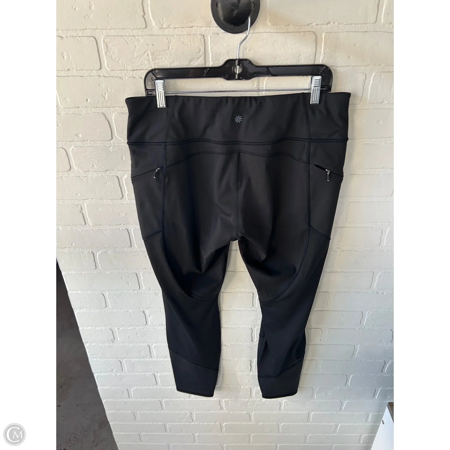 Athletic Leggings By Athleta In Black, Size: 14