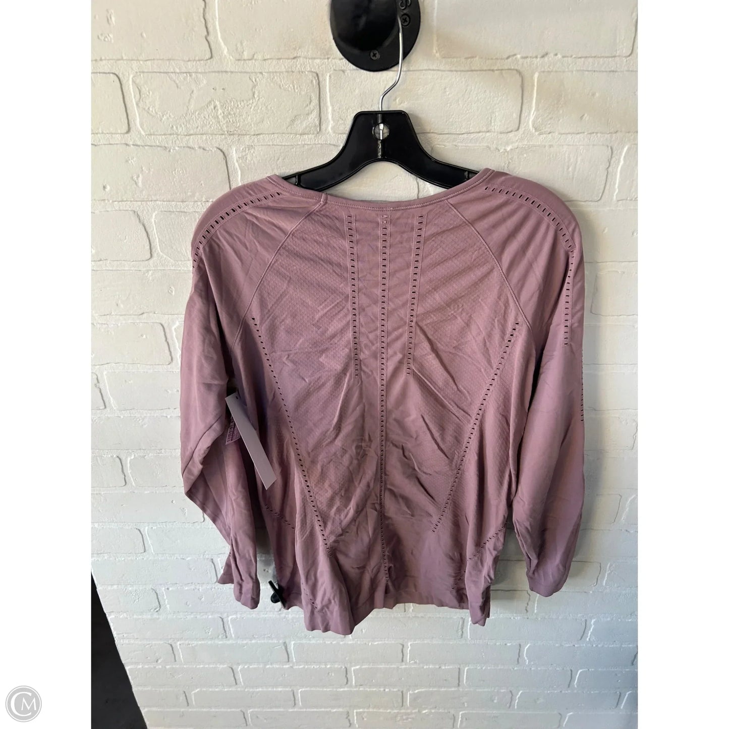 Athletic Top Long Sleeve Crewneck By Athleta In Pink, Size: L