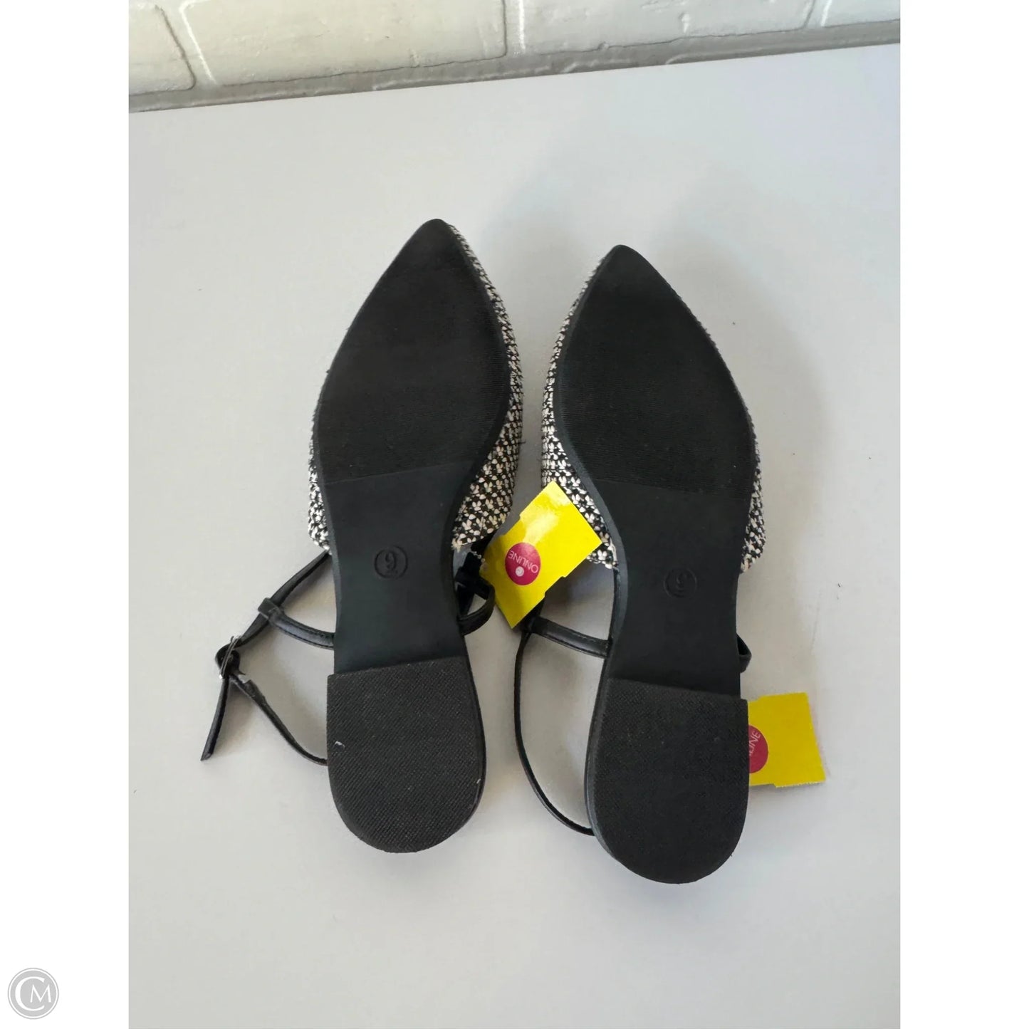 Shoes Flats By A New Day In Black & White, Size: 9