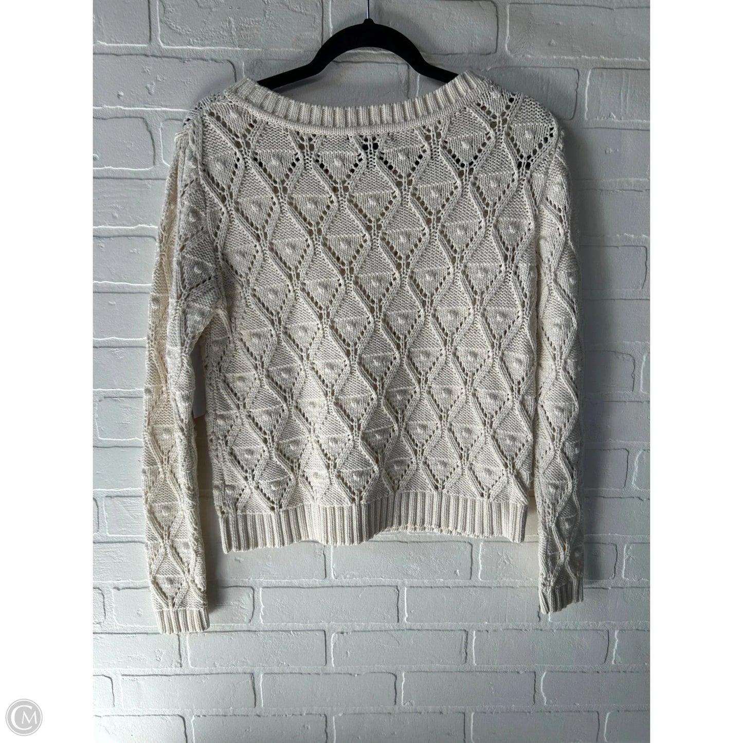 Sweater By Tommy Hilfiger In Cream, Size: M