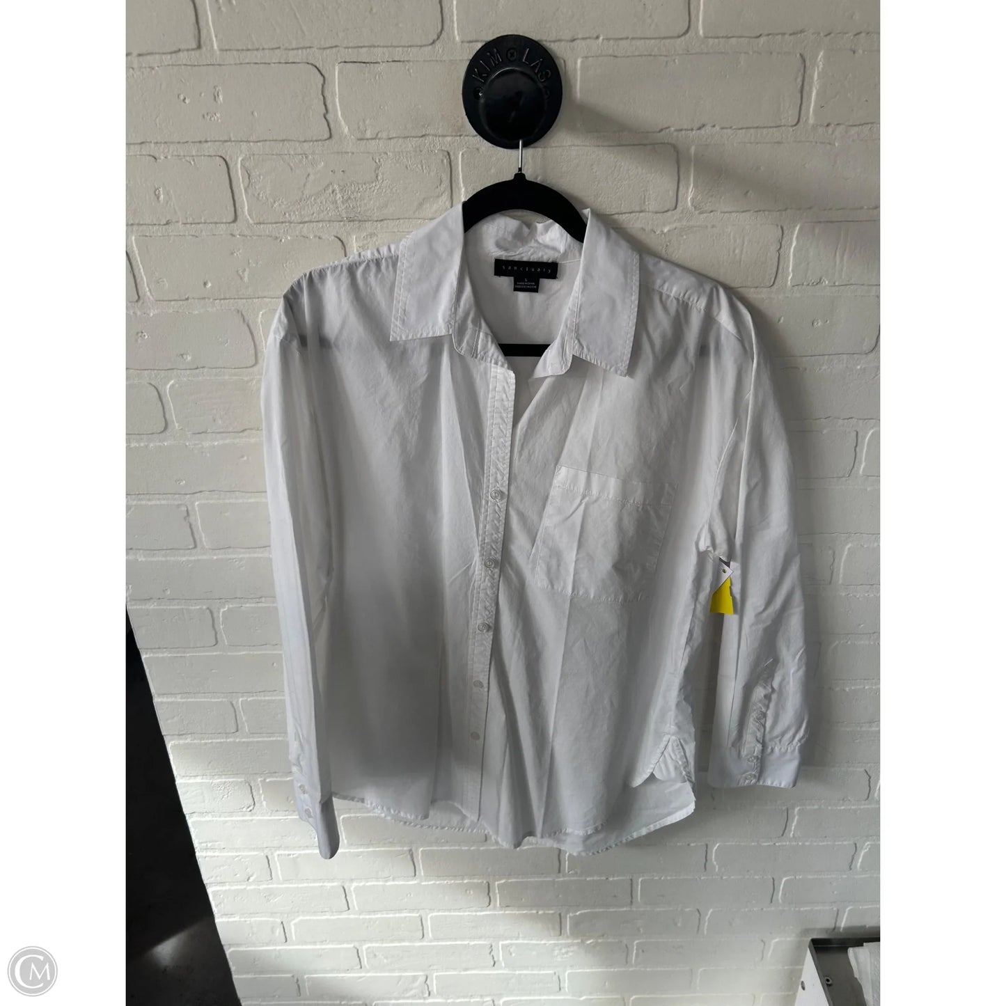 Blouse Long Sleeve By Sanctuary In White, Size: S