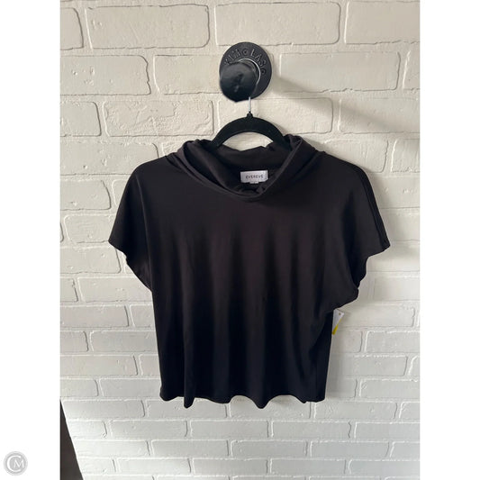 Top Short Sleeve By Evereve In Black, Size: S