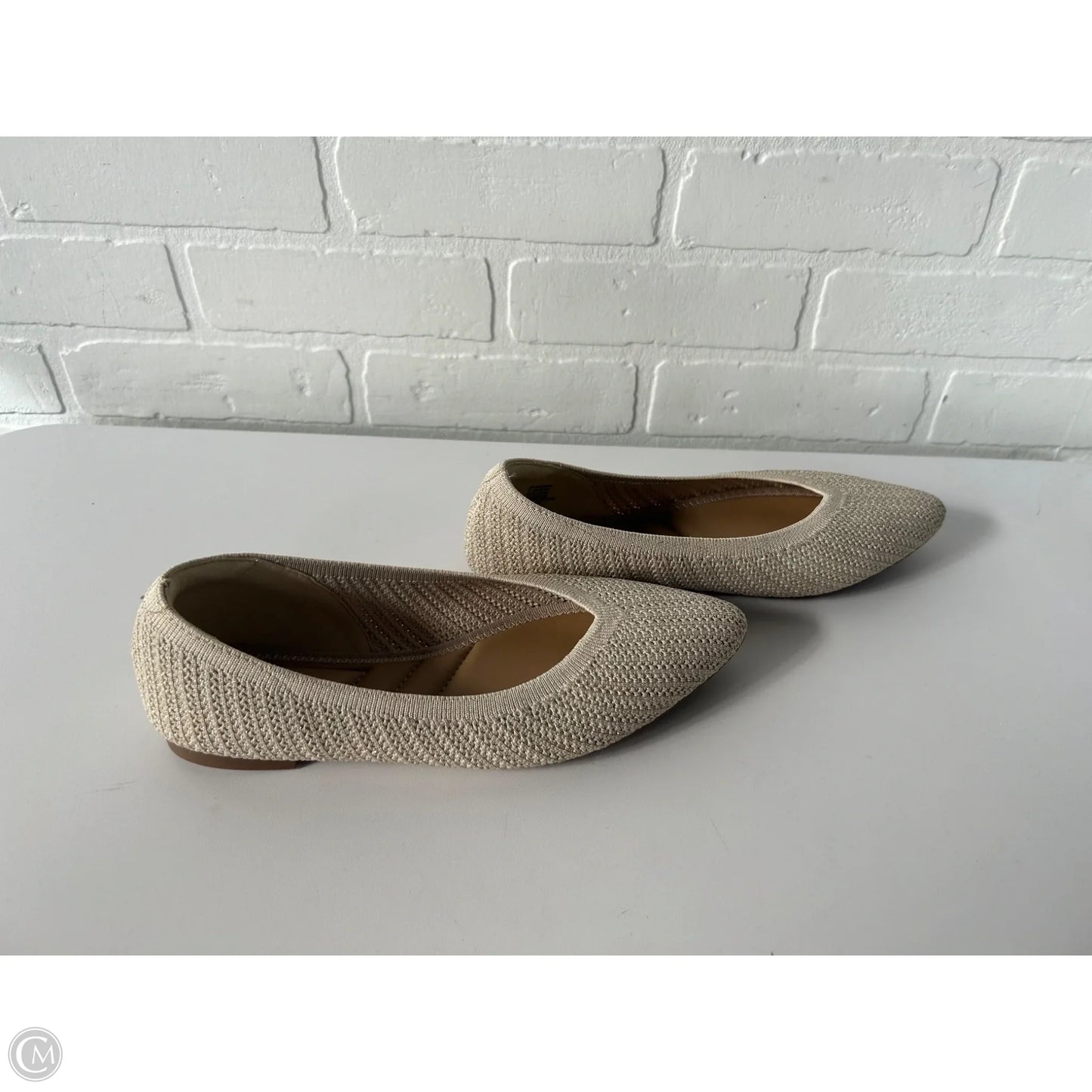 Shoes Flats By Kelly And Katie In Cream, Size: 7.5