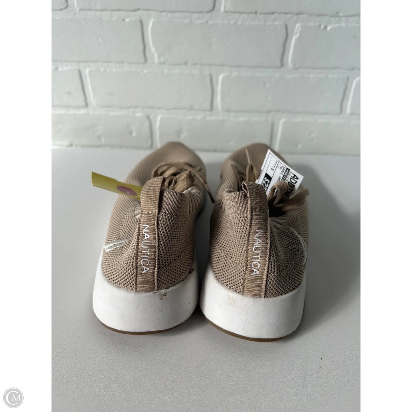 Shoes Sneakers By Nautica In Tan, Size: 7.5