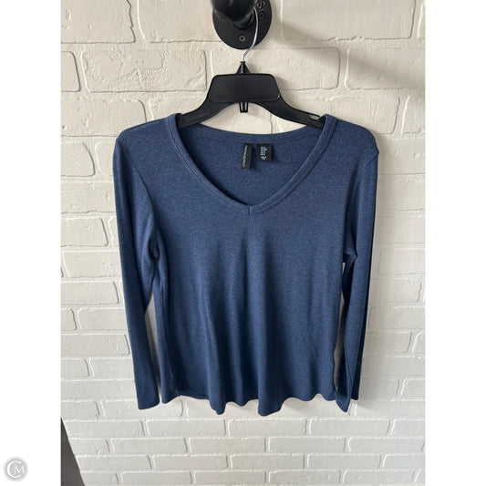 Top Long Sleeve Basic By Cynthia Rowley In Blue, Size: M