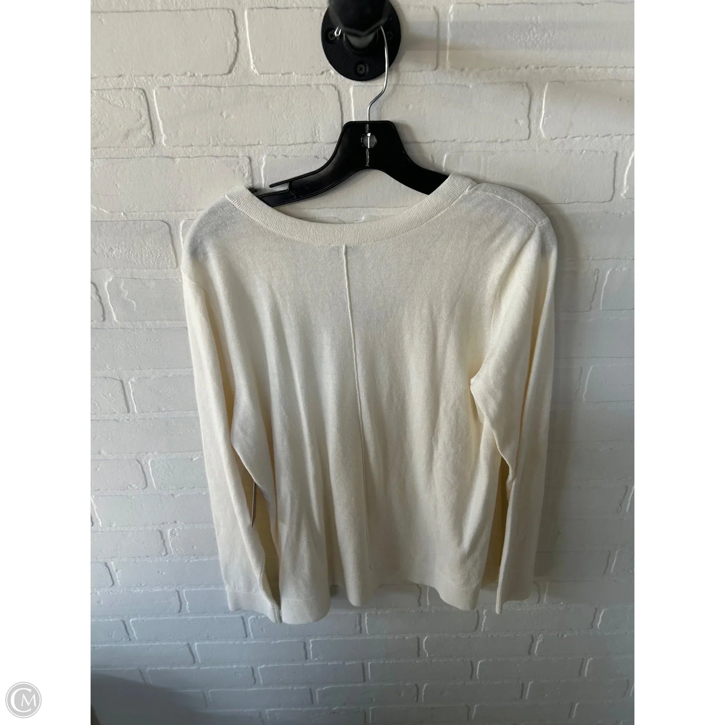Sweater By Talbots In Cream, Size: Lp