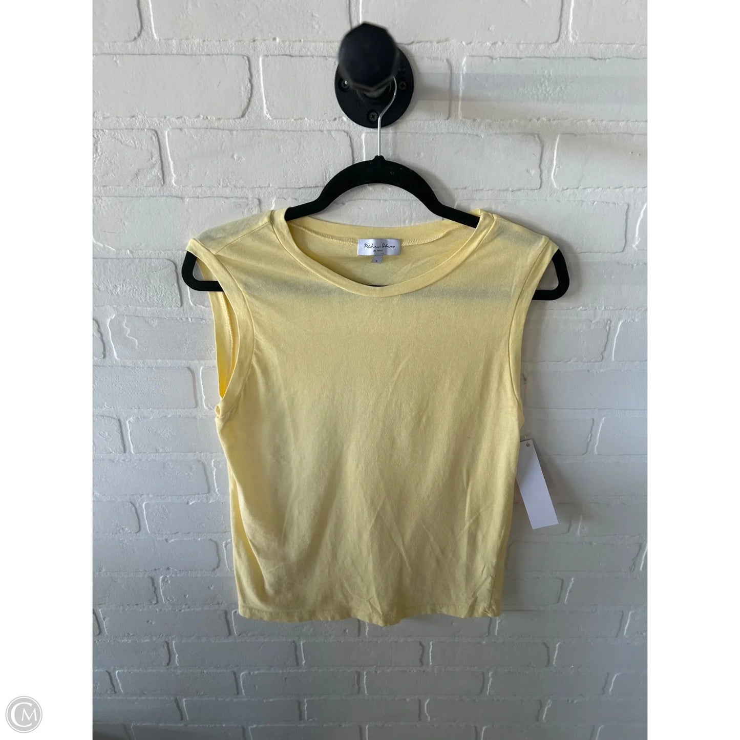 Top Sleeveless Basic By Michael Stars In Yellow, Size: S