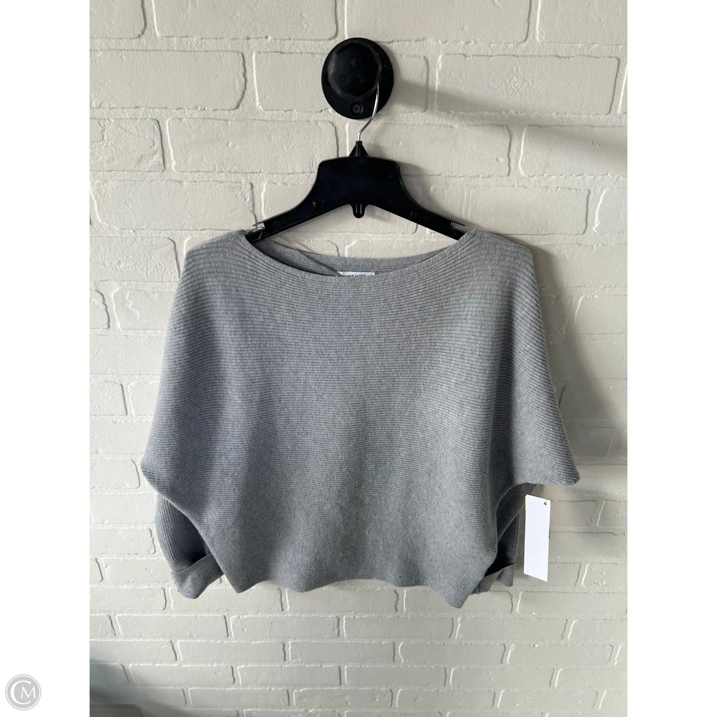 Sweater By Nine West Apparel In Grey, Size: M