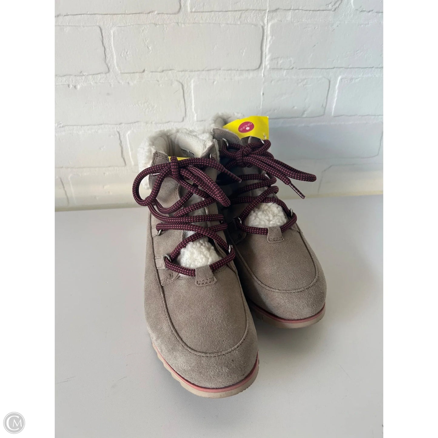 Boots Ankle Flats By Sorel In Tan, Size: 8.5