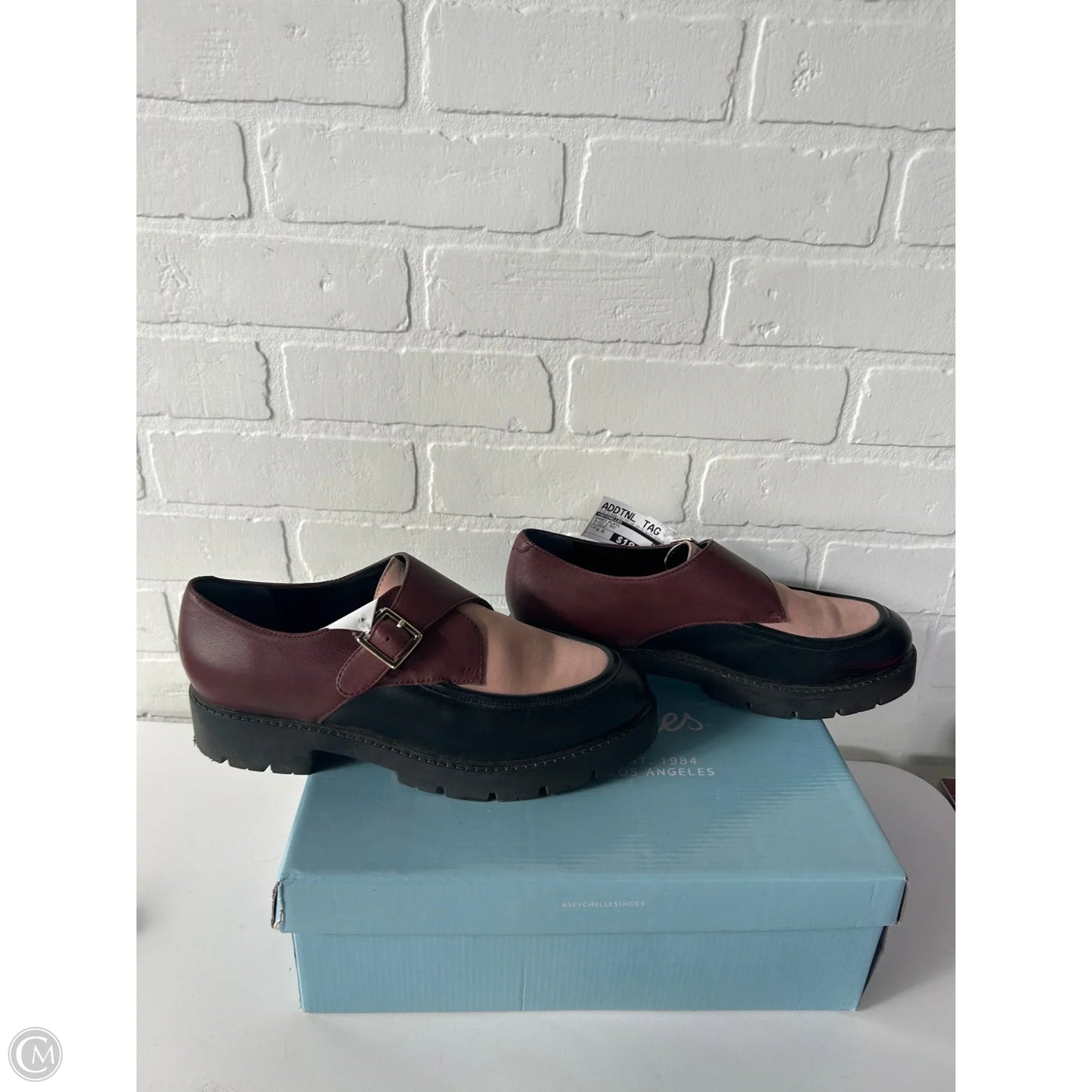 Shoes Flats By Seychelles In Black & Red, Size: 8.5