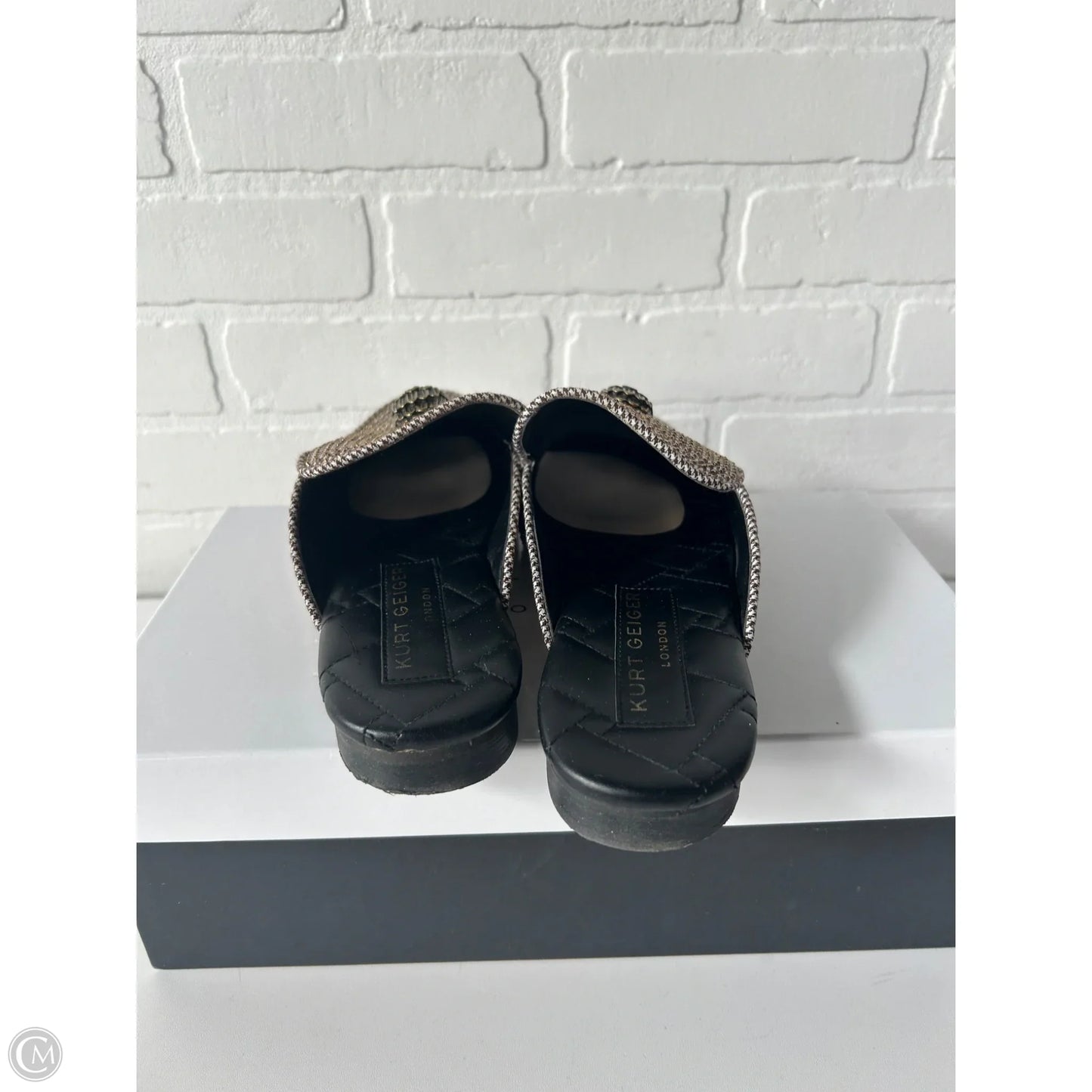 Shoes Designer By Kurt Geiger In Brown & Cream, Size: 8.5