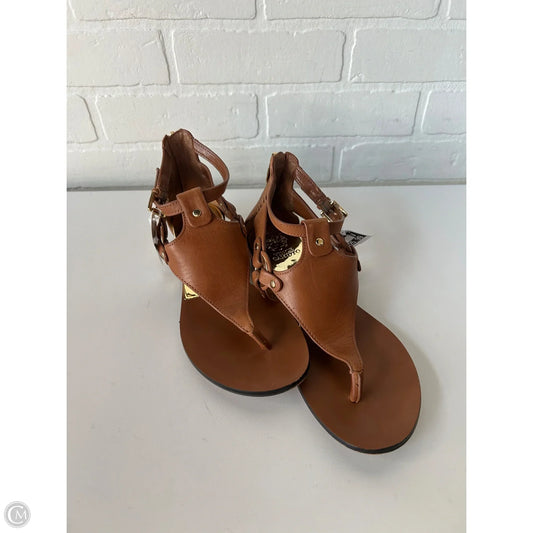 Sandals Flats By Vince Camuto In Brown, Size: 7.5