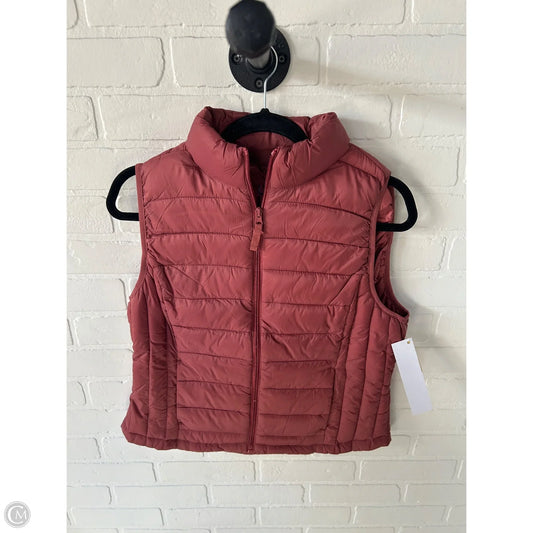 Vest Puffer & Quilted By Love Tree In Pink, Size: L